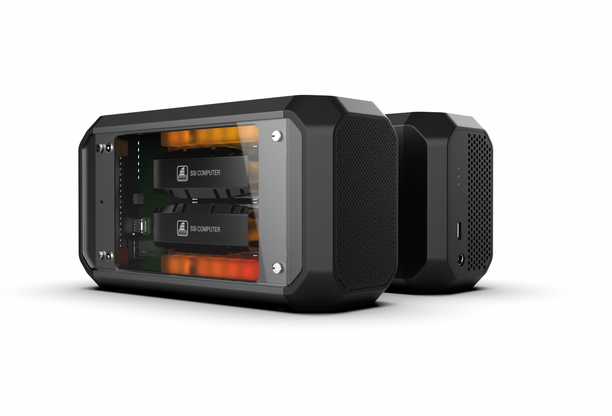 RGB USB4 2 Bay M.2 Enclosure